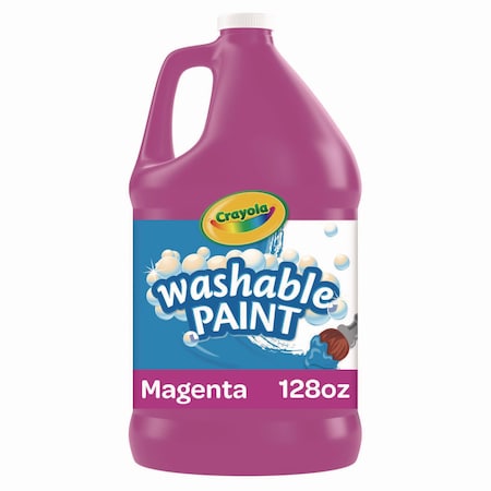 Crayola Washable Paint, Magenta, 1 gal Bottle 54-2128-069